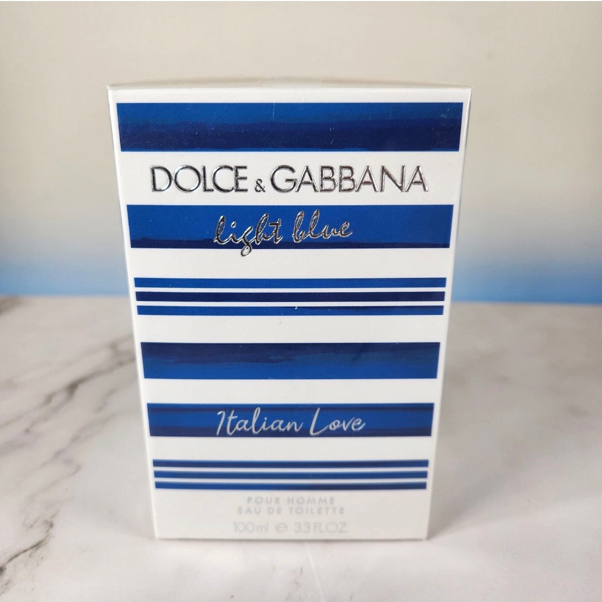 Dolce & Gabbana Light Blue Italian Love EDT Men 3.3 oz 100ml New in box